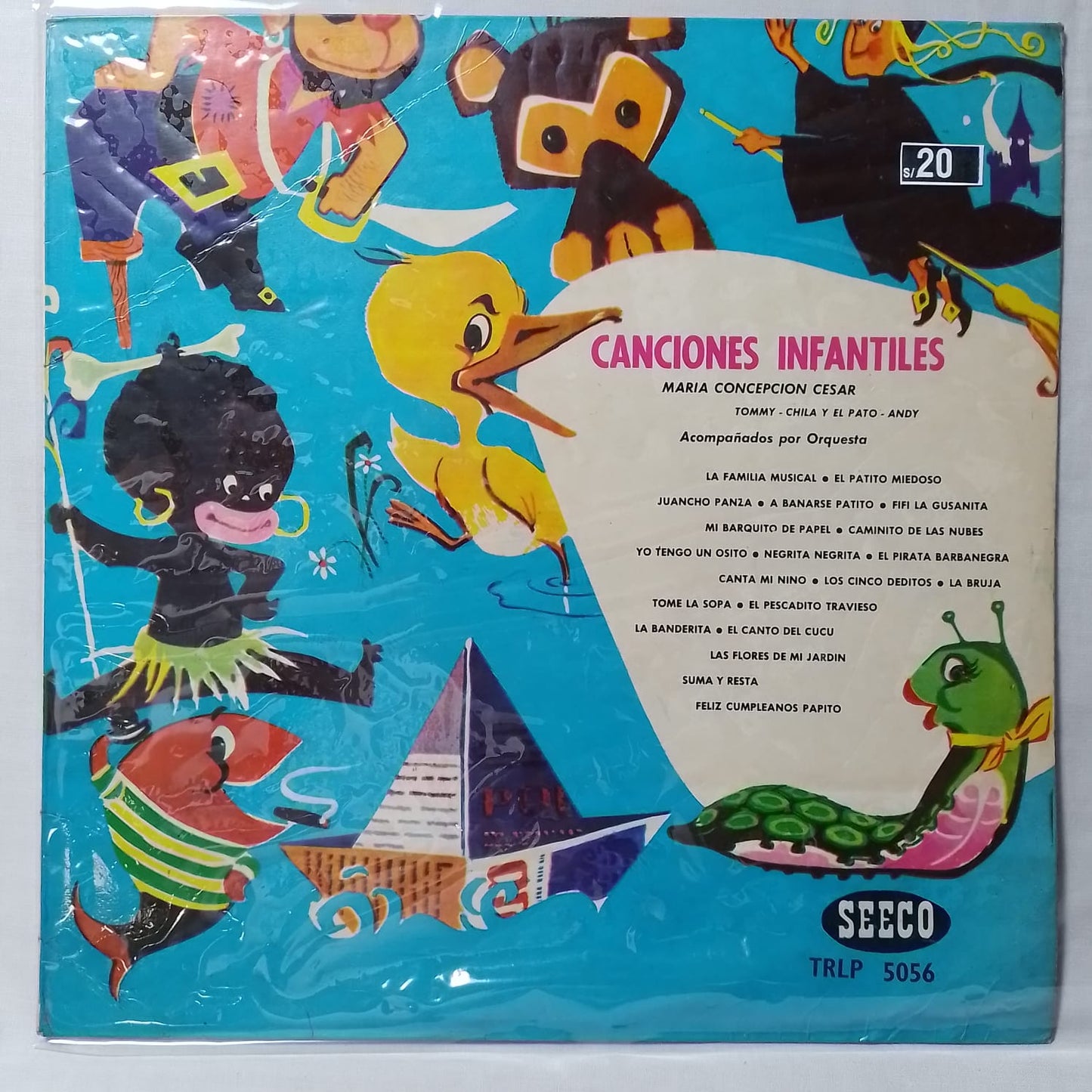 lp canciones infantiles maria concepcion cesar made peru infantil