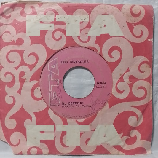 single 7" los beta 5 el cerrojo / la vaca blanca made peru 1974 con funda original latin cumbia