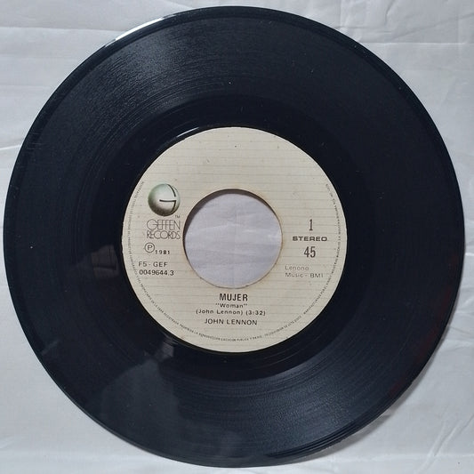 single 7" John Lennon mujer / lindos muchachos made peru 1981 rock