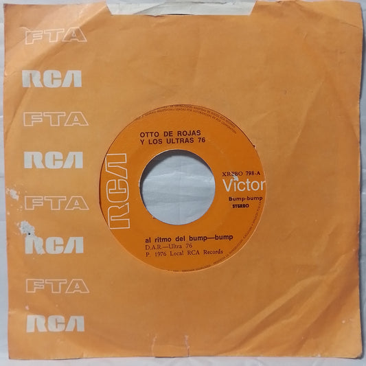 single 7" Otto De Rojas Y Los Ultras 76 Al Ritmo Del Bump-Bump / Choca Las Caderas made peru 1976 con funda original latin jazz