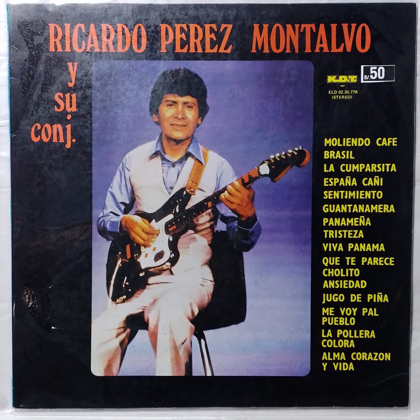 lp Ricardo Perez Montalvo Y Su Conjunto made peru 1980 cumbia rock folk