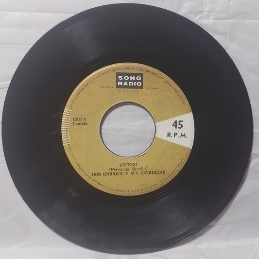 single 7" Don Enrique Y Sus Estrellas Lucero / El palo made peru latin Cumbia