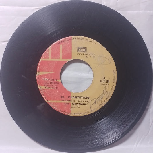 single 7" Los Wawanco El Cuartetazo / La Arañita De Martita made peru 1975 latin Cumbia