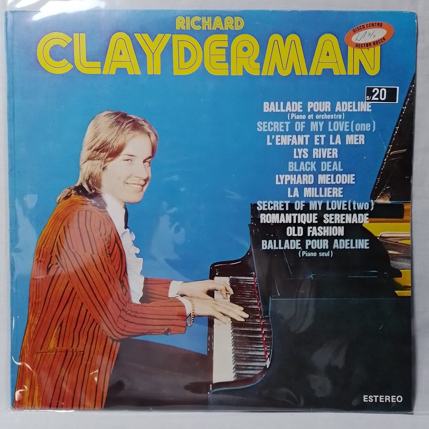 lp richard clayderman richard clayderman made peru 1977 instrumental