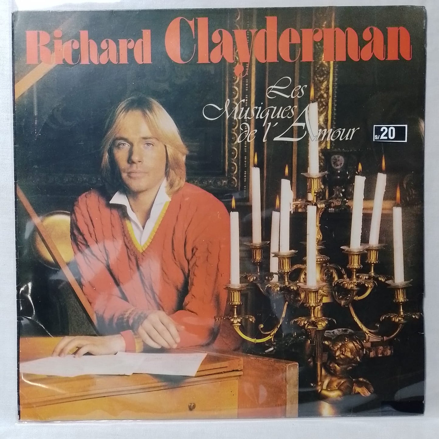 lp richard clayderman les musiques de l amour made peru 1980 instrumental