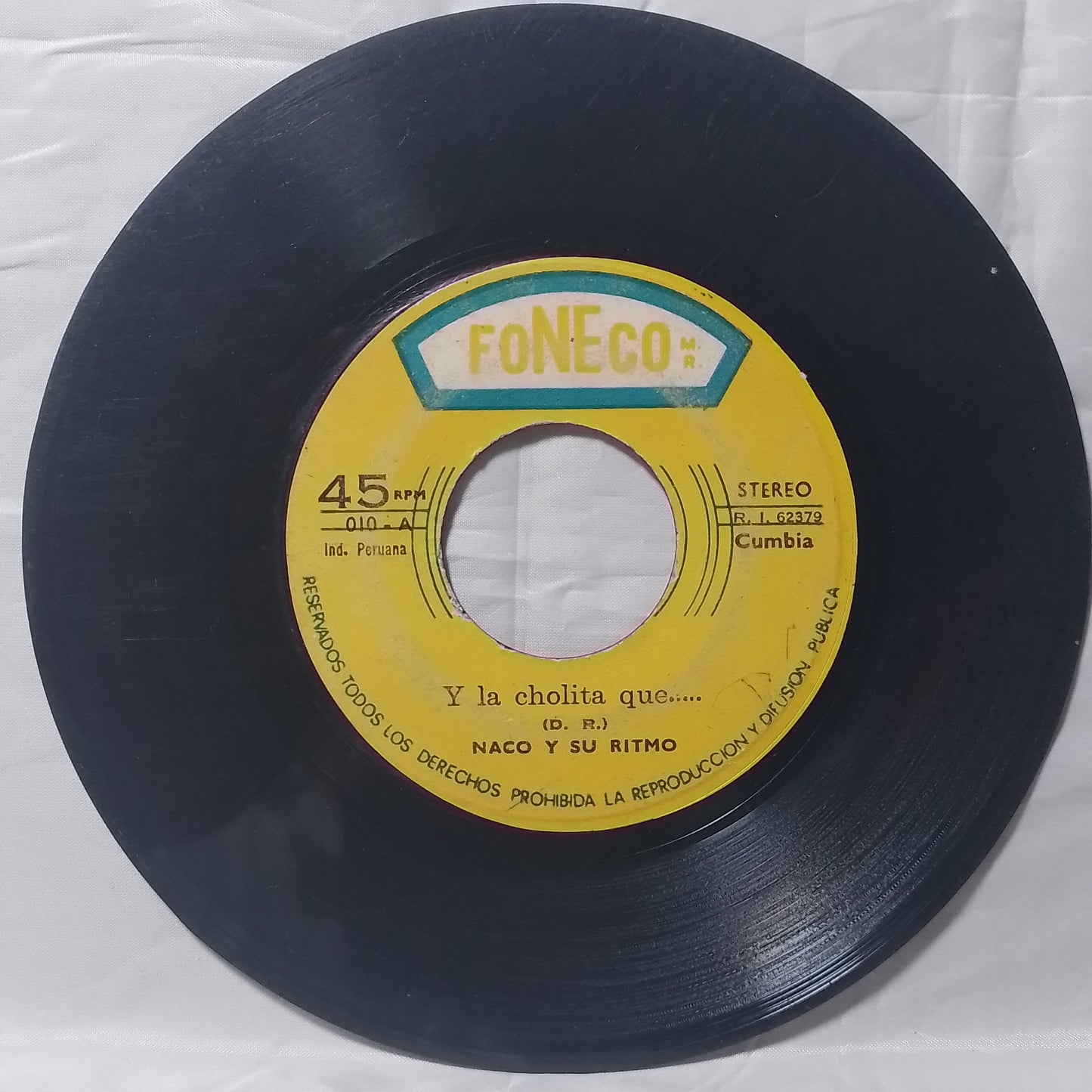 single 7" Naco y Su Ritmo Y La Cholita Que / El Gavilan made peru latin cumbia