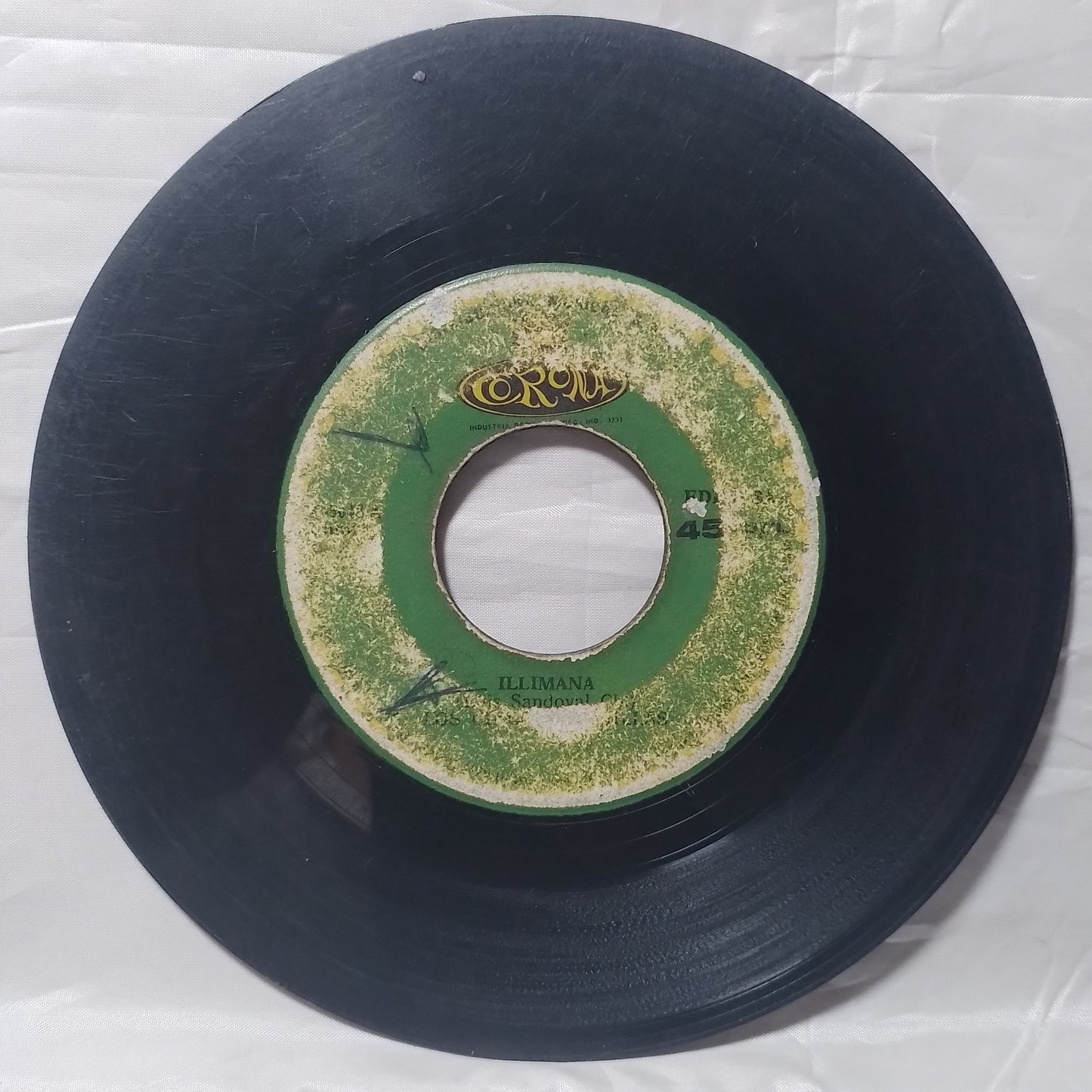 single 7" Los Cinco Palomillas Illimana / El Chinchorrito made peru 1968 latin cumbia