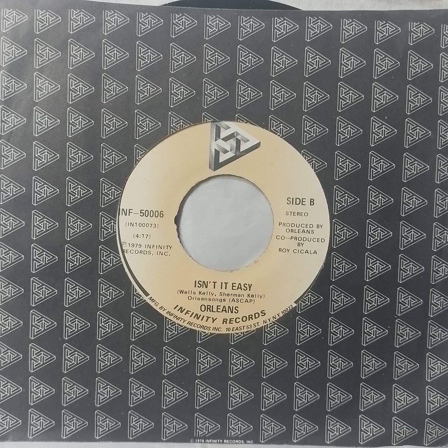 single 7" Orleans Love Takes Time / Isn't It Easy made usa 1979 con funda original pop rock