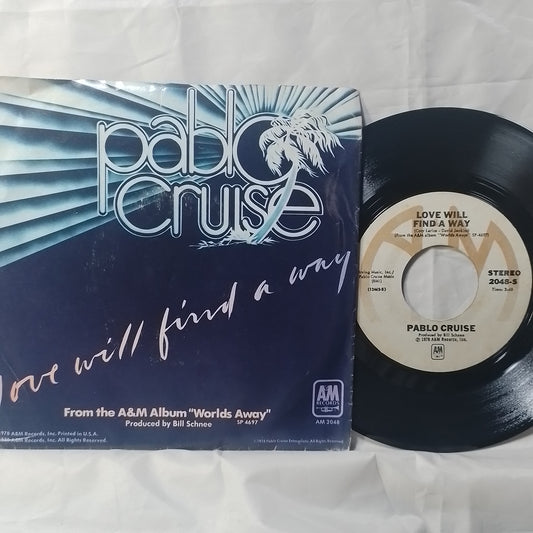 single 7" Pablo Cruise Love Will Find A Way / Always Be Together made usa 1978 con funda original pop rock