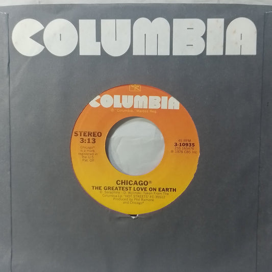 single 7" Chicago Gone Long Gone / The Greatest Love On Earth made usa 1979 con funda original pop rock