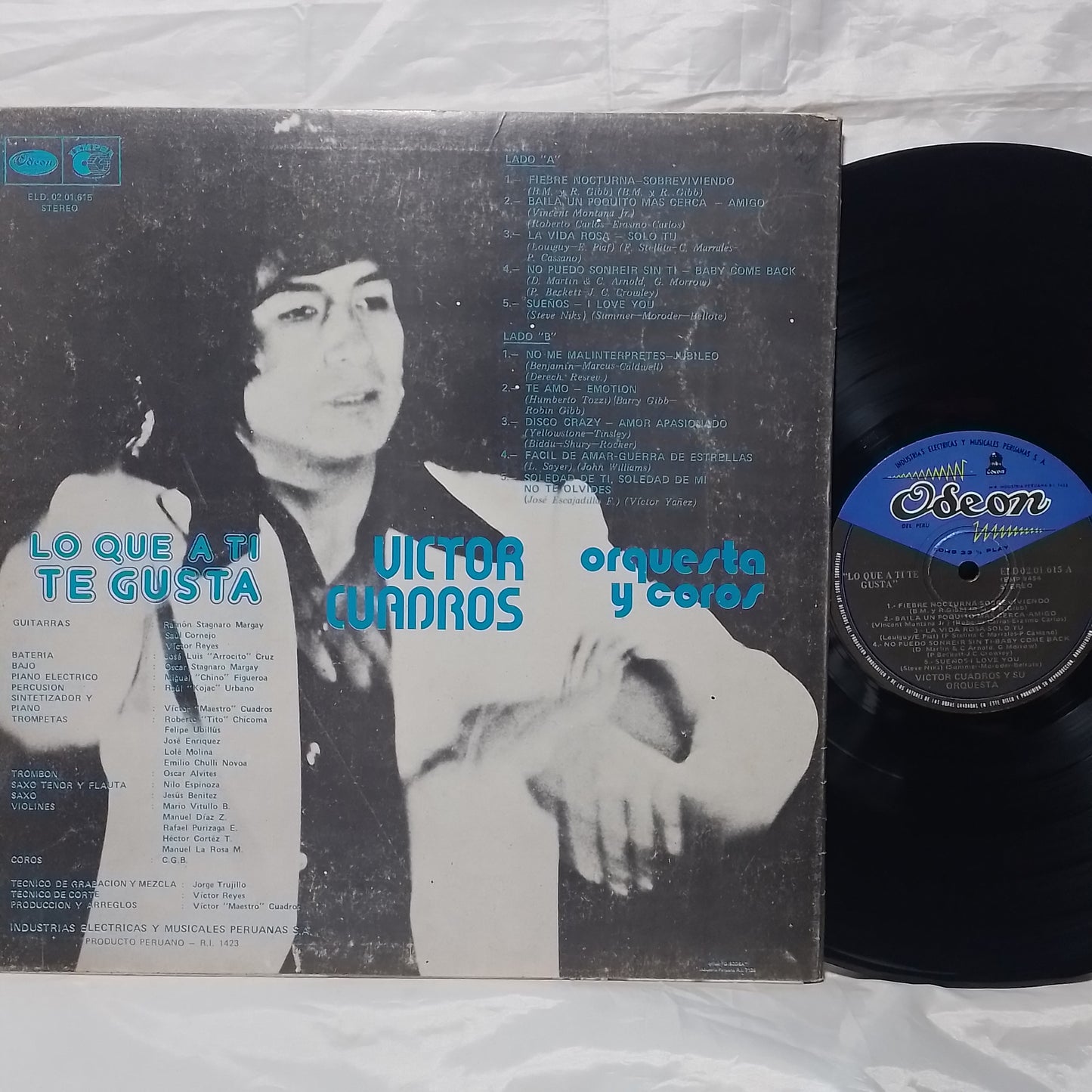 lp Víctor Cuadros Orquesta Y Coros Lo Que A Tí Te Gusta made peru 1978 latin funk