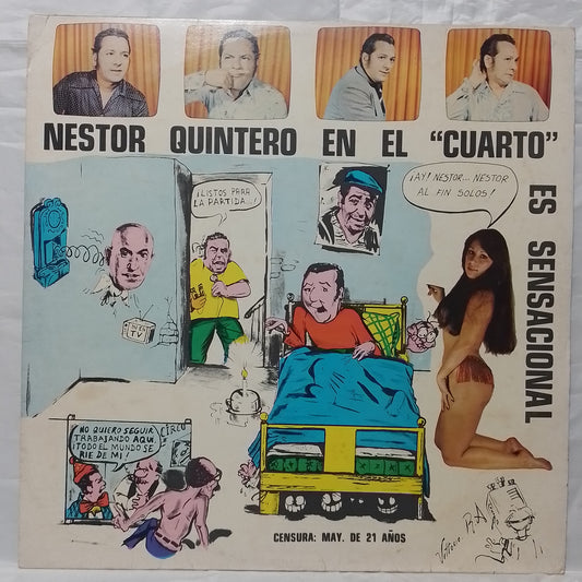 lp Nestor Quintero En El Cuarto Es Sensacional made peru 1970 humor