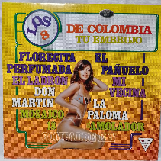 lp Los 8 De Colombia Tu Embrujo made peru 1977 cumbia latin salsa