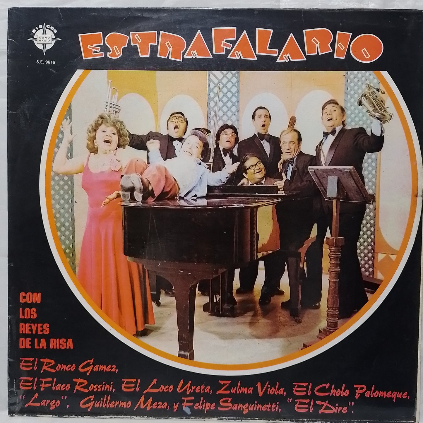 lp Estrafalario con los reyes de la risa made peru 1977 comedia