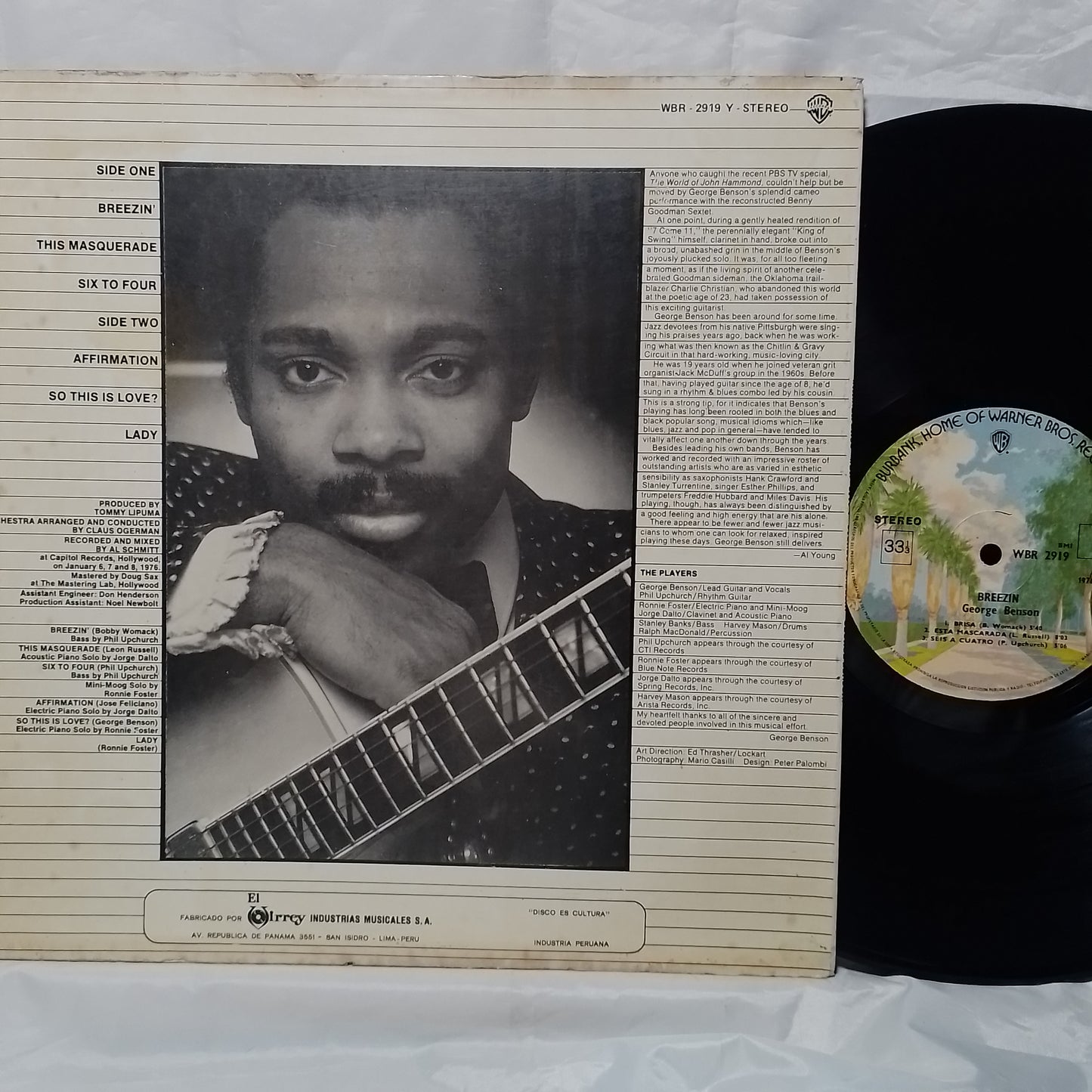 lp George Benson Breezin made peru 1976 jazz funk