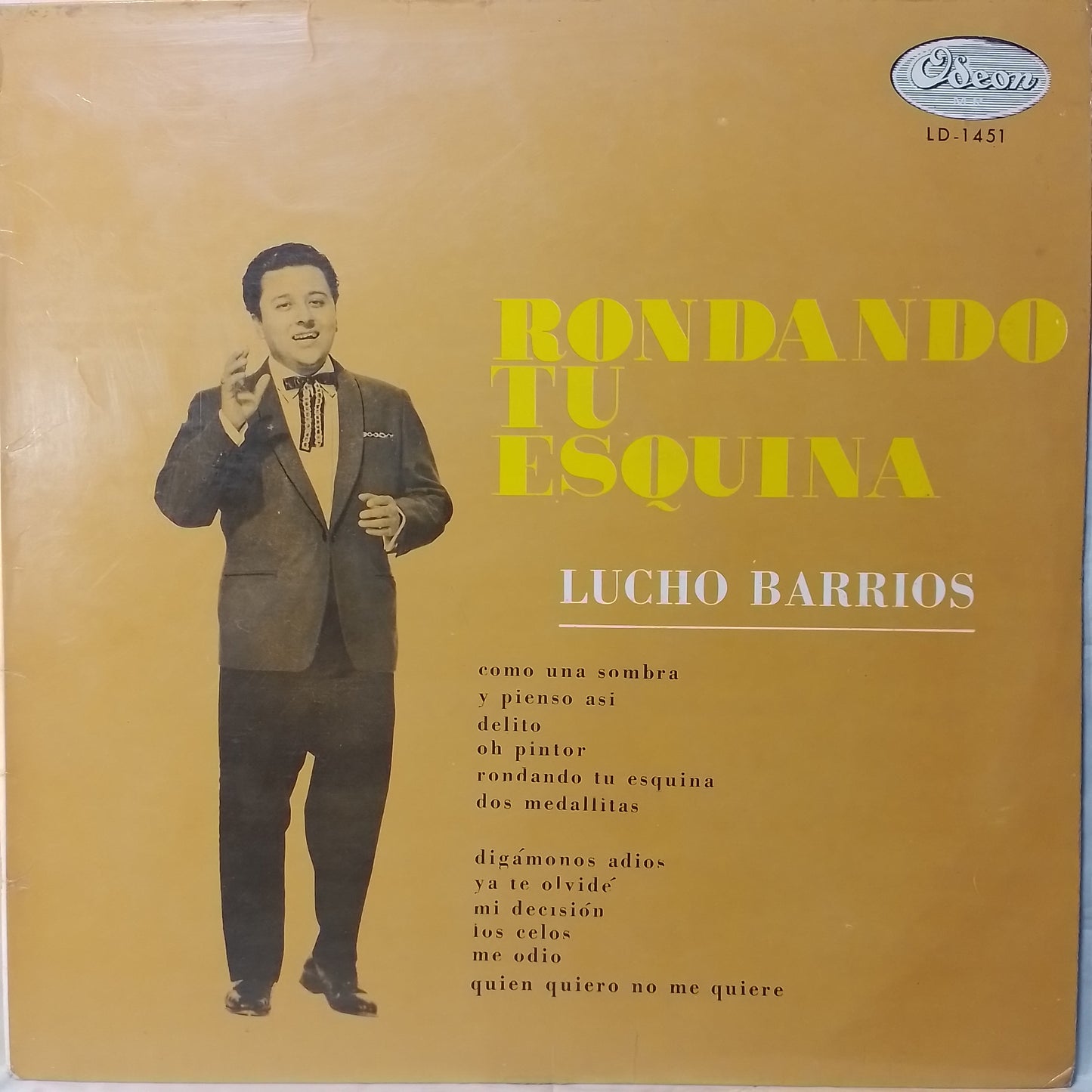 lp lucho barrios rondando tu esquina made peru 1964 criolla folk