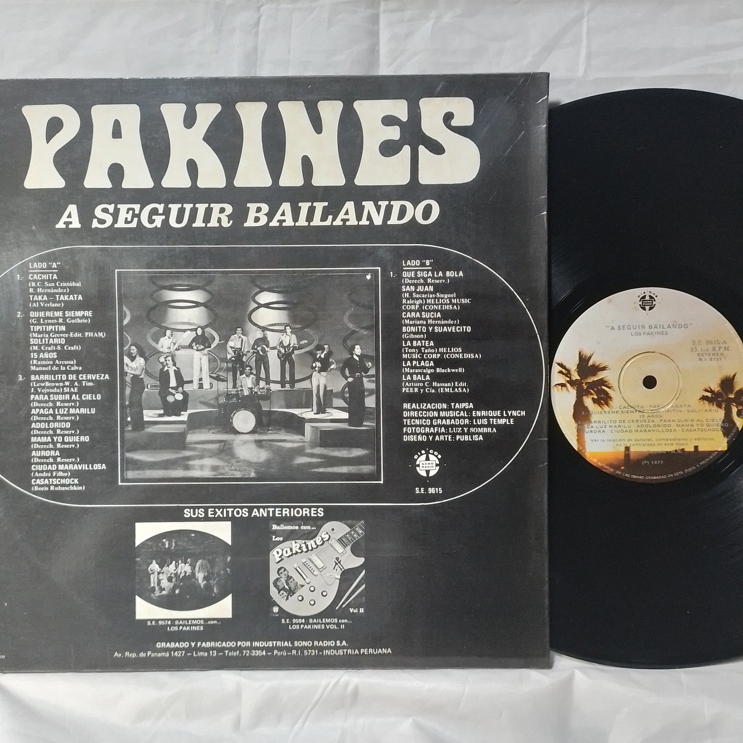 lp Los Pakines A Seguir Bailando made peru 1977 latin cumbia