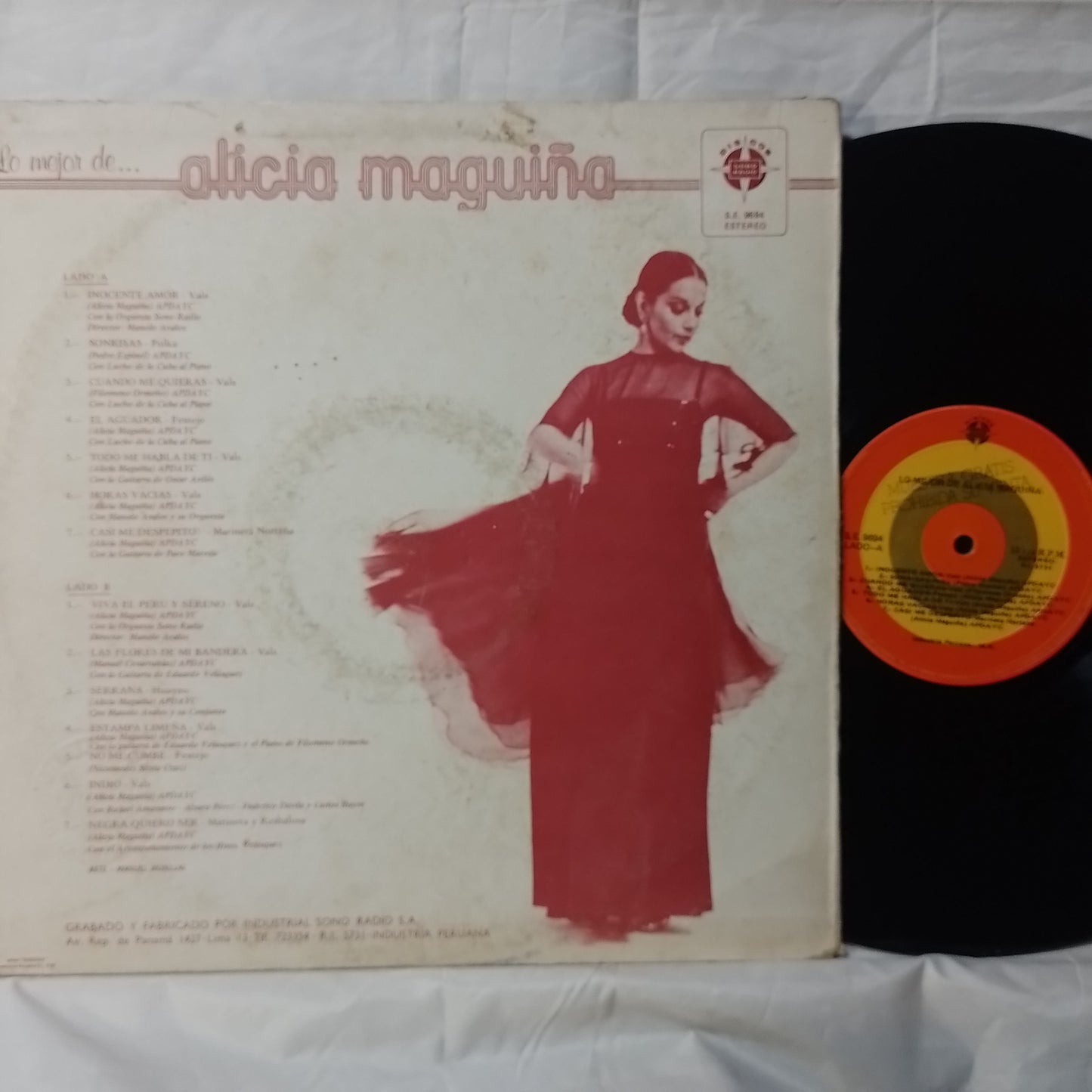 lp alicia maguiña lo mejor de made peru 1970 criolla folk