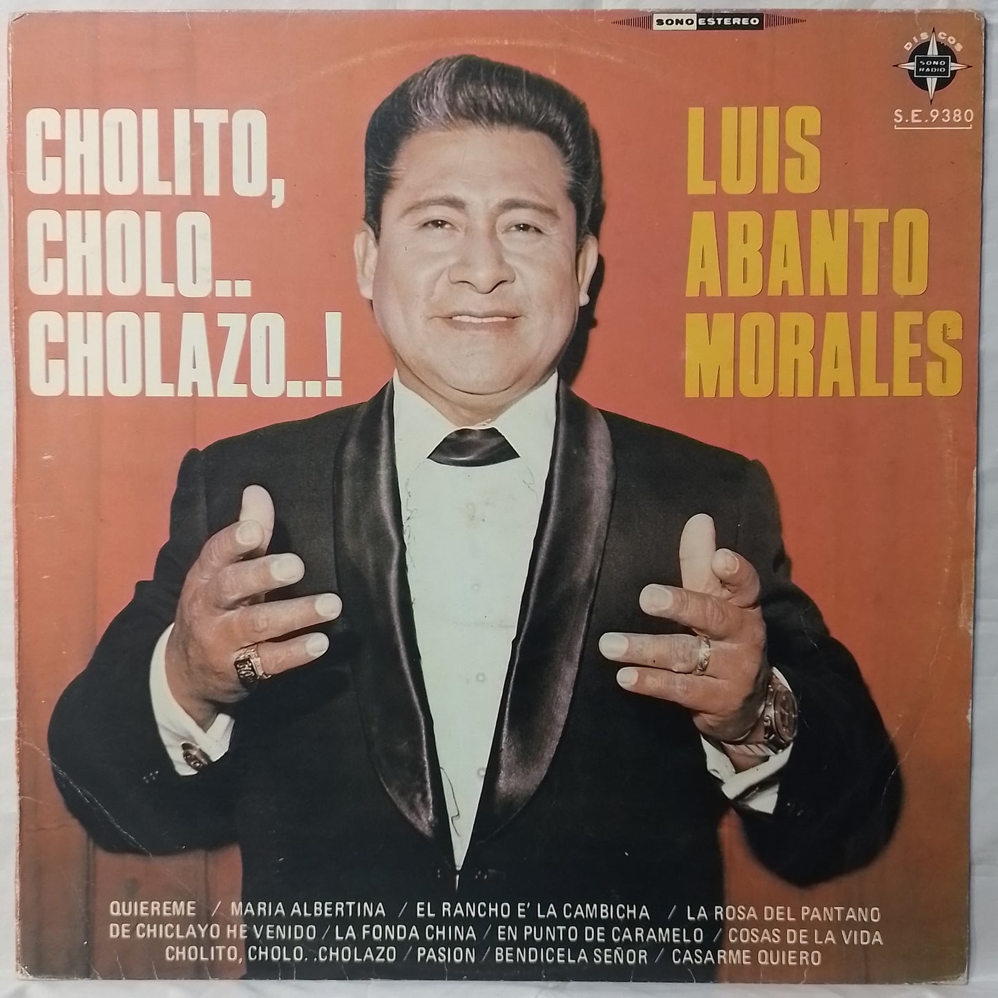 lp Luis Abanto Morales Cholito Cholo Cholazo made peru 1971 criolla folk