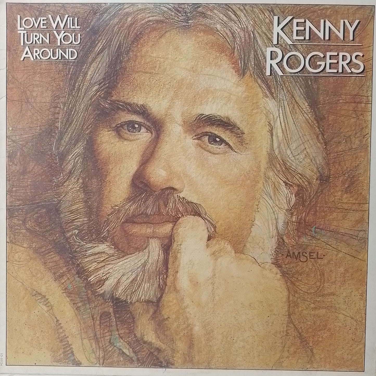 lp Kenny Rogers Love Will Turn You Around made usa 1982 country