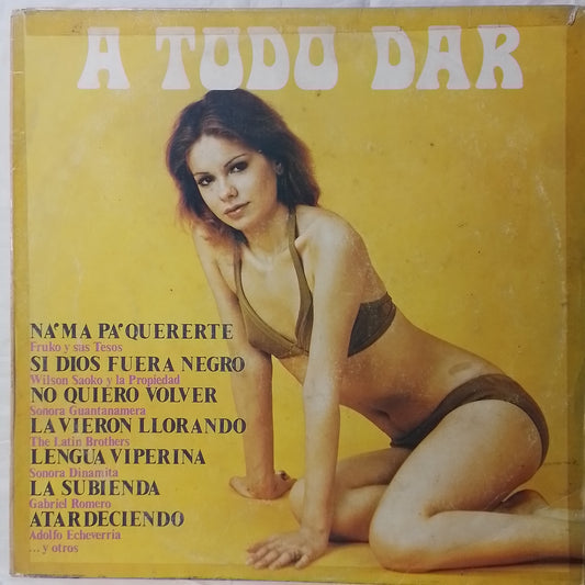 lp A Todo Dar varios Fruko Y Sus Tesos The Latin Brothers made peru 1980 latin salsa