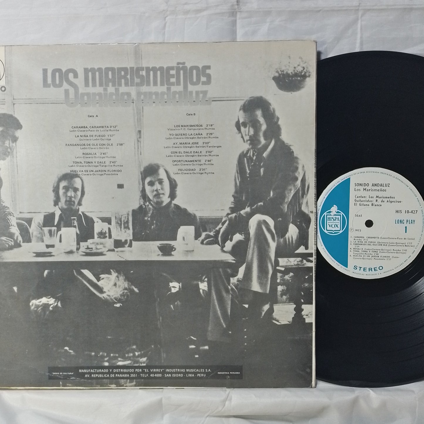 lp Los Marismeños Sonido Andaluz made peru 1973 Rumba Flamenco folk