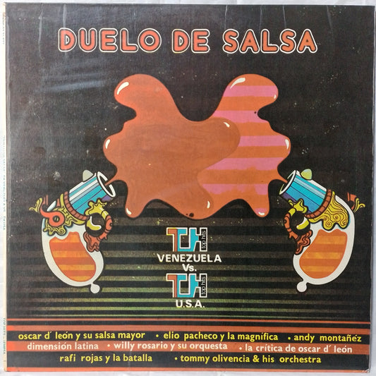 lp Duelo De Salsa Top Hits Venezuela Vs Top Hits USA made peru 1978 latin salsa