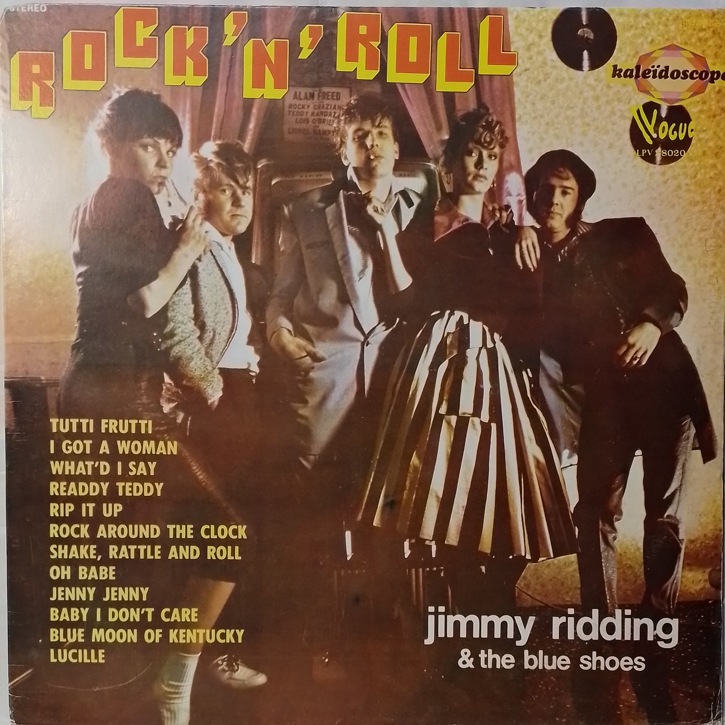 lp Jimmy Ridding And The Blue Shoes Rock'N'Roll made venezuela 1978 rock