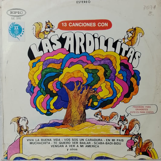 lp Las Ardillitas 13 Canciones Con Las Ardillitas made peru 1970 infantil