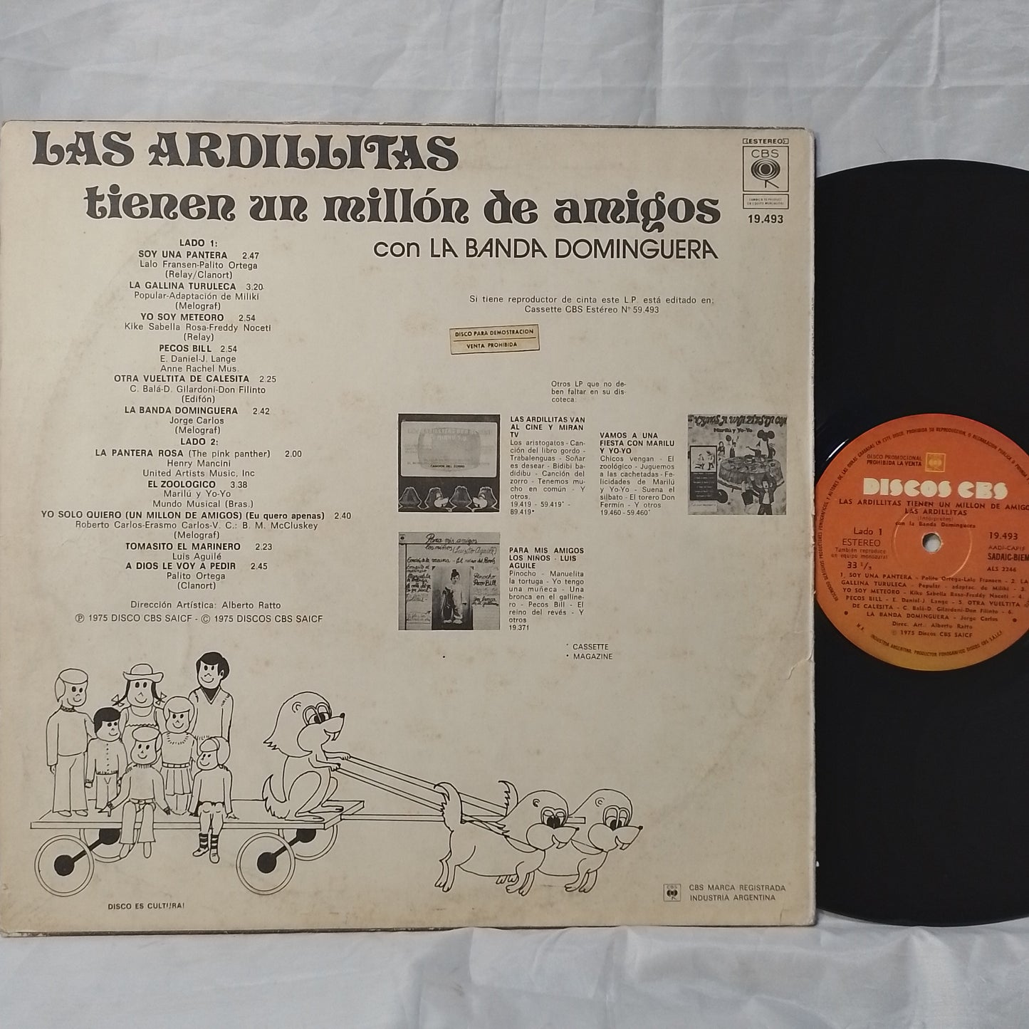 lp Las Ardillitas Tienen Un Millon De Amigos made argentina 1975 infantil