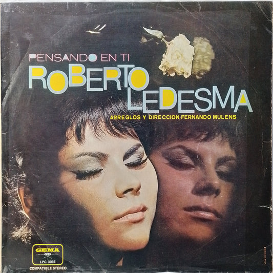 lp Roberto Ledesma Pensando En Ti made peru 1968 latin bolero