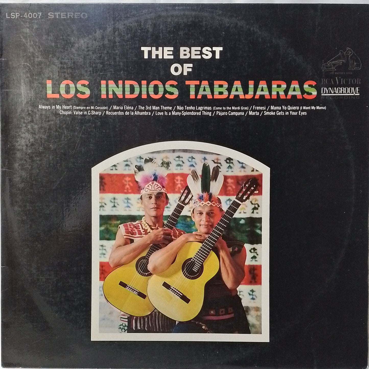 lp Los Indios Tabajaras The Best Of made peru 1968 folk