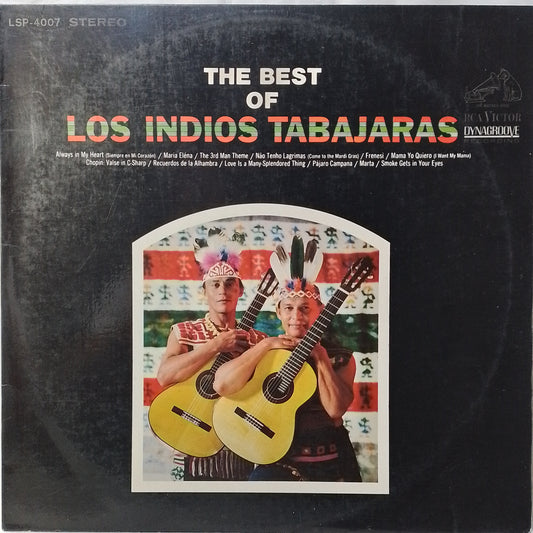 lp Los Indios Tabajaras The Best Of made peru 1968 folk