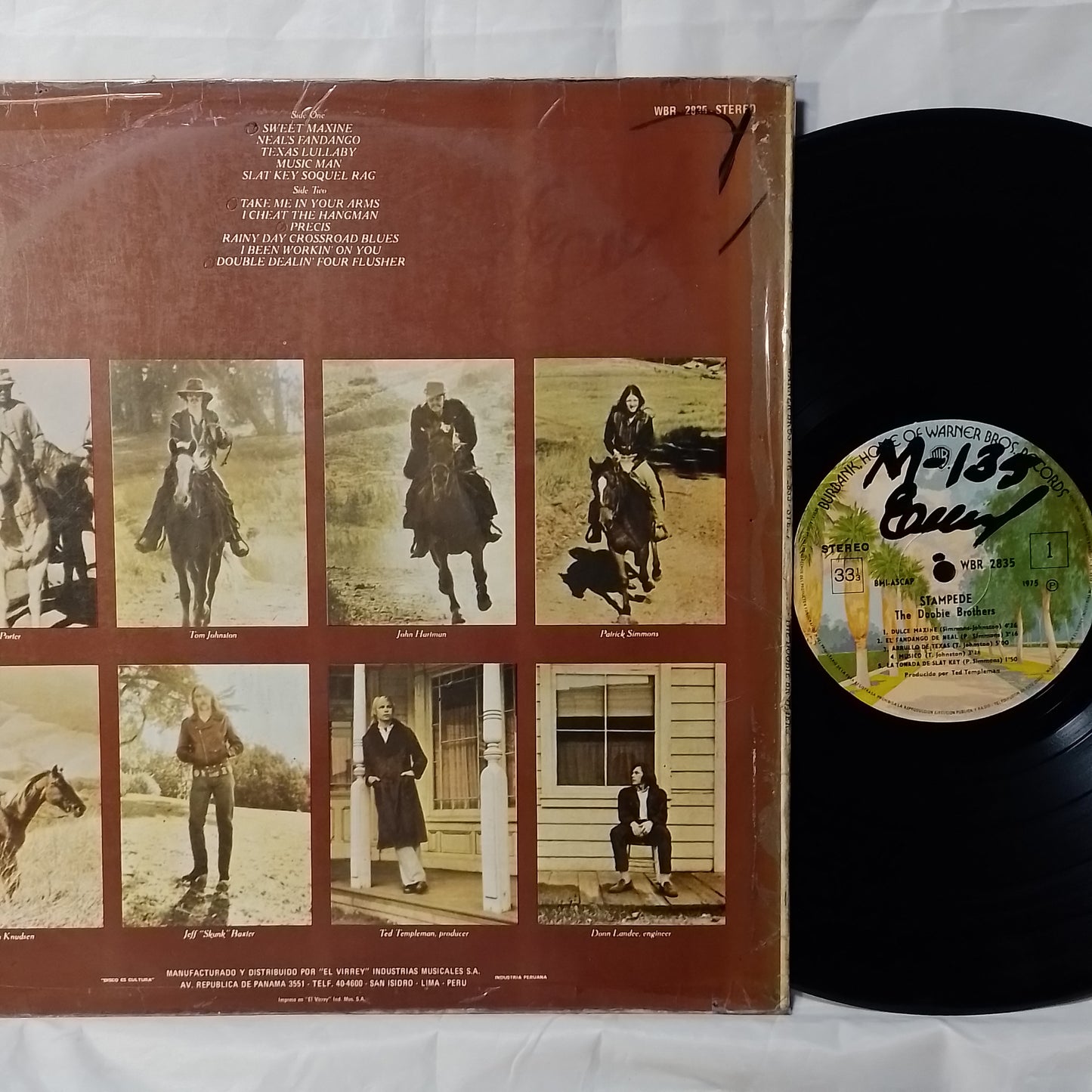 lp The Doobie Brothers Stampede made peru 1975 rock