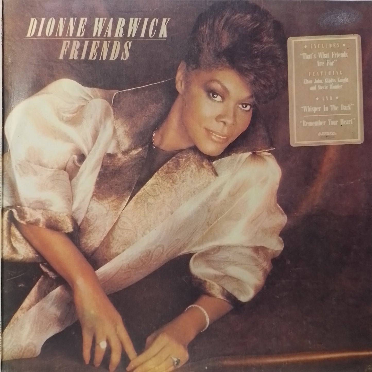 lp Dionne Warwick Friends made peru 1986 jazz soul