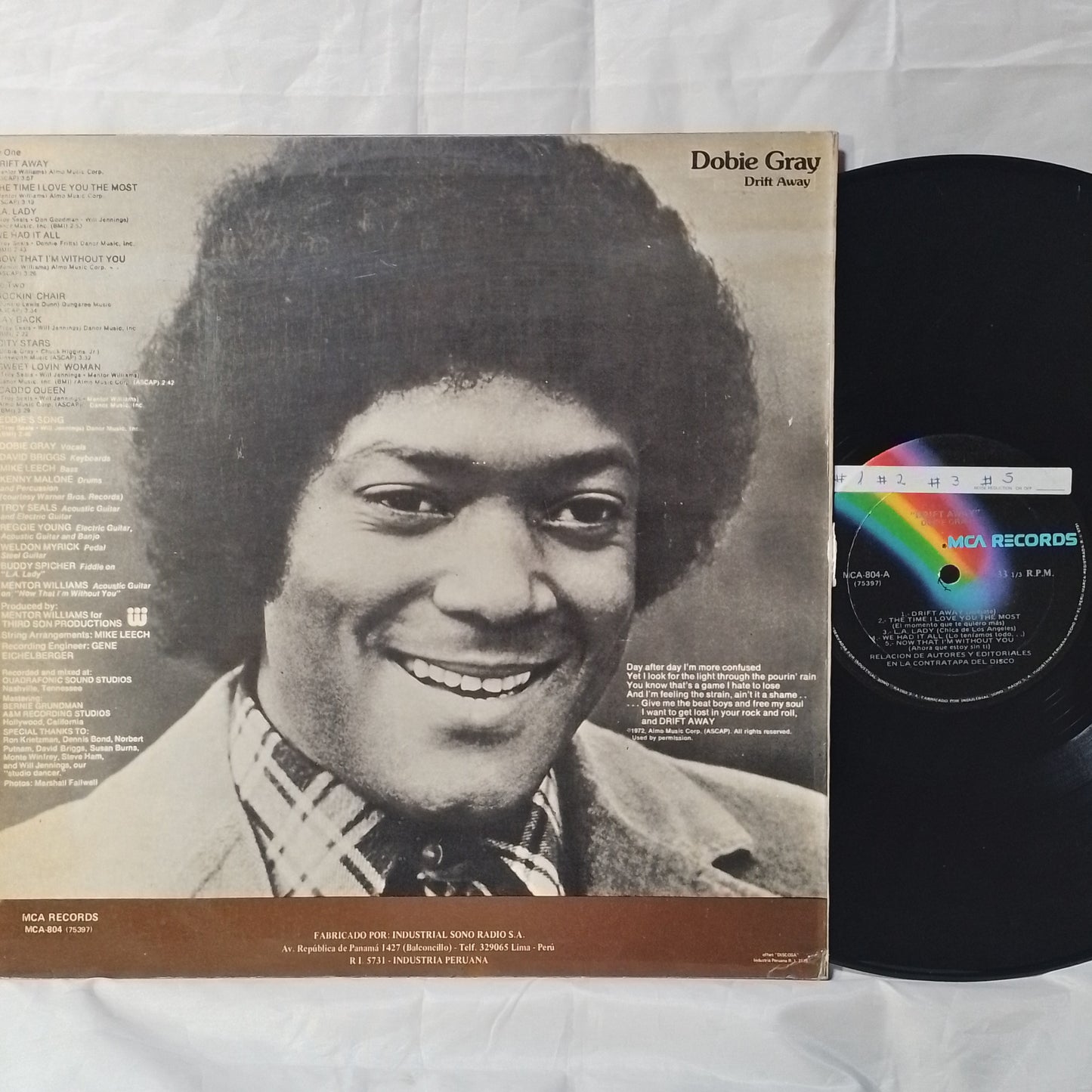 p Dobie Gray Drift Away made peru 1973 pop rock soul