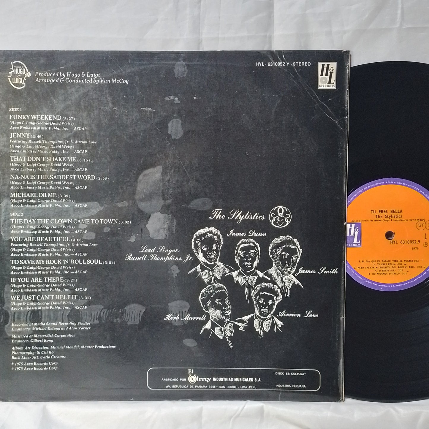 lp The Stylistics You Are Beautiful made peru 1975 soul