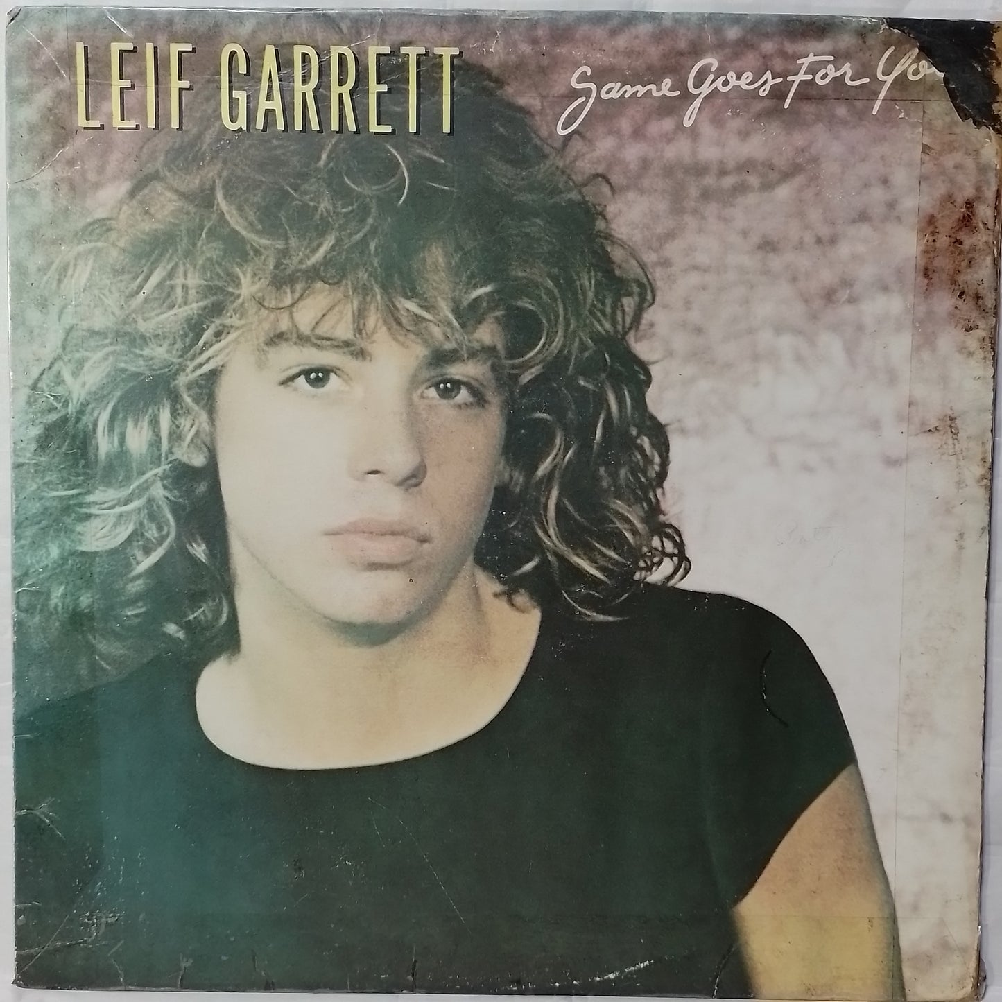 lp Leif Garrett same goes for you made peru 1980 pop rock