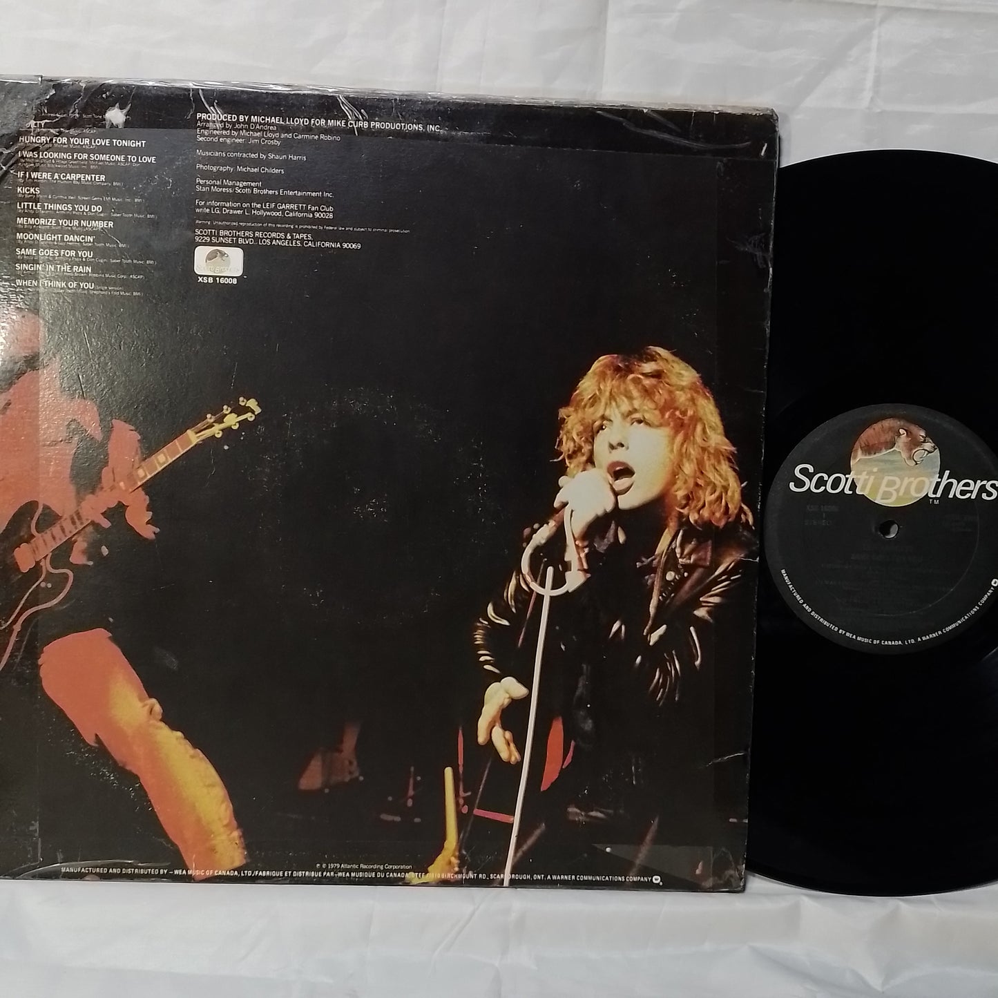 lp Leif Garrett same goes for you made peru 1980 pop rock