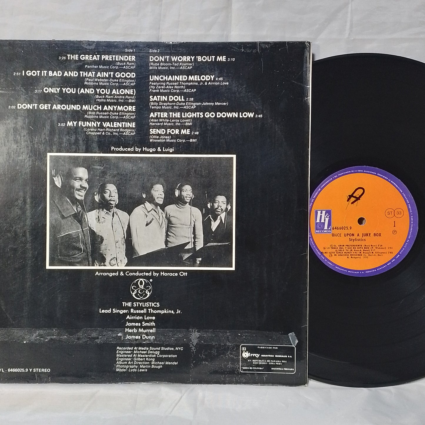 lp The Stylistics Once Upon A Juke Box made peru 1976 funk soul pop