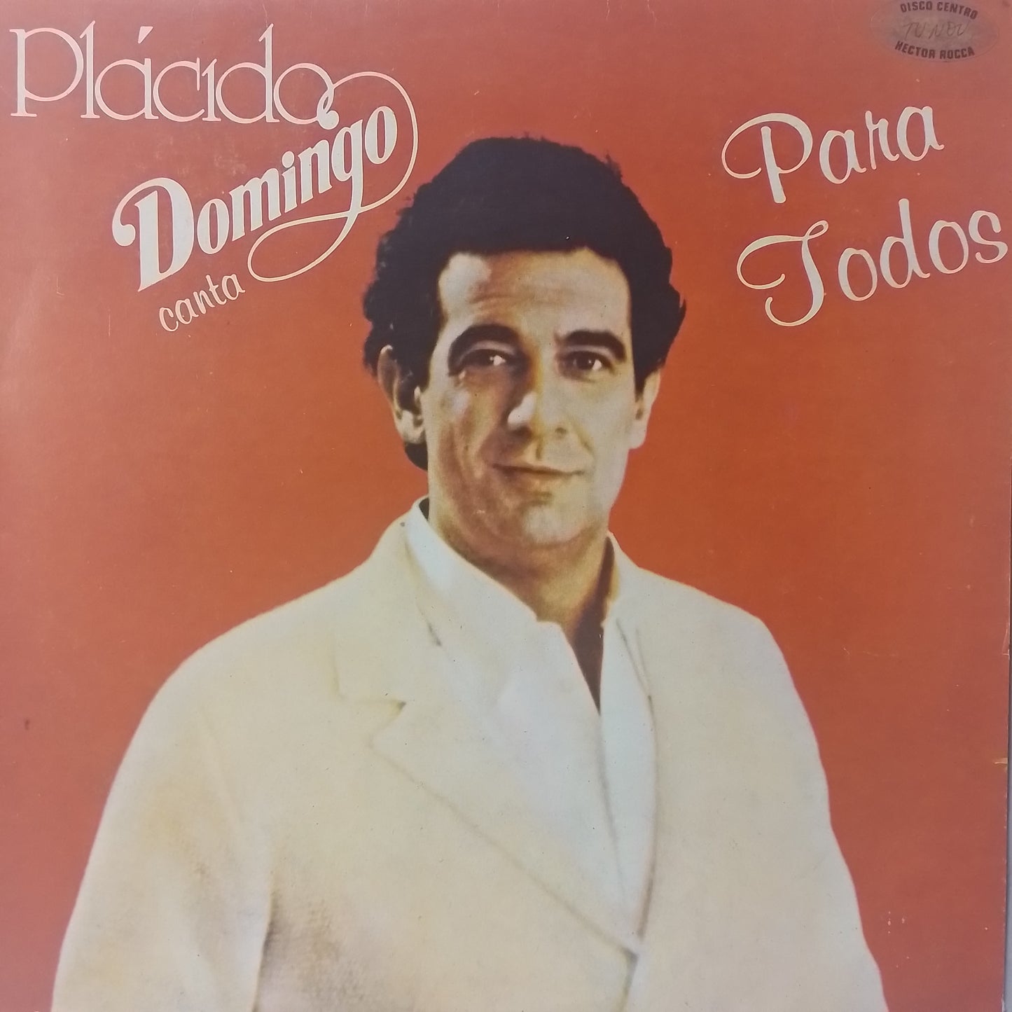 lp Placido Domingo Canta Para Todos made peru 1983 opera balada