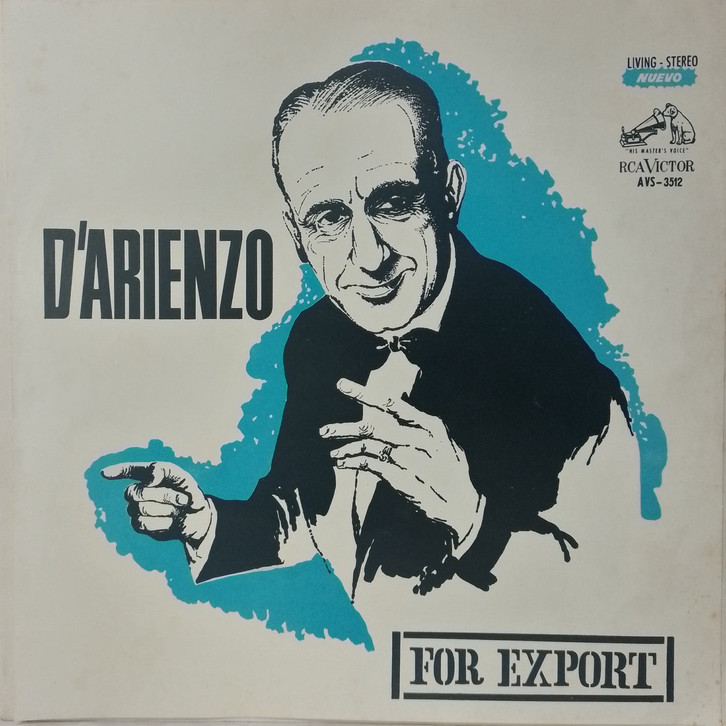 lp D'Arienzo For Export made peru 1964 tango folk