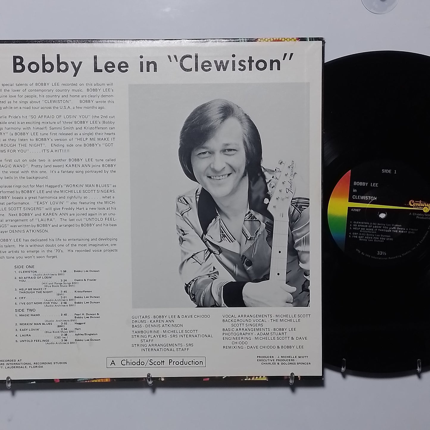 lp Bobby Lee Bobby Lee In Clewiston made usa 1970 country folk