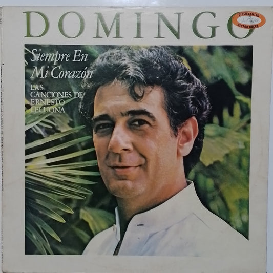 lp placido domingo siempre en mi corazon made peru 1984 clasico