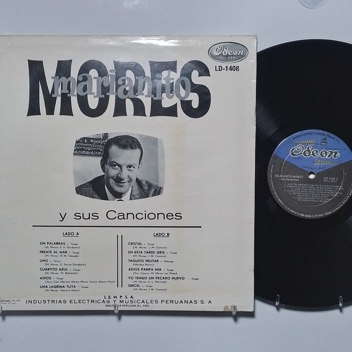 lp marianito mores y sus canciones made peru 1970 tango folk