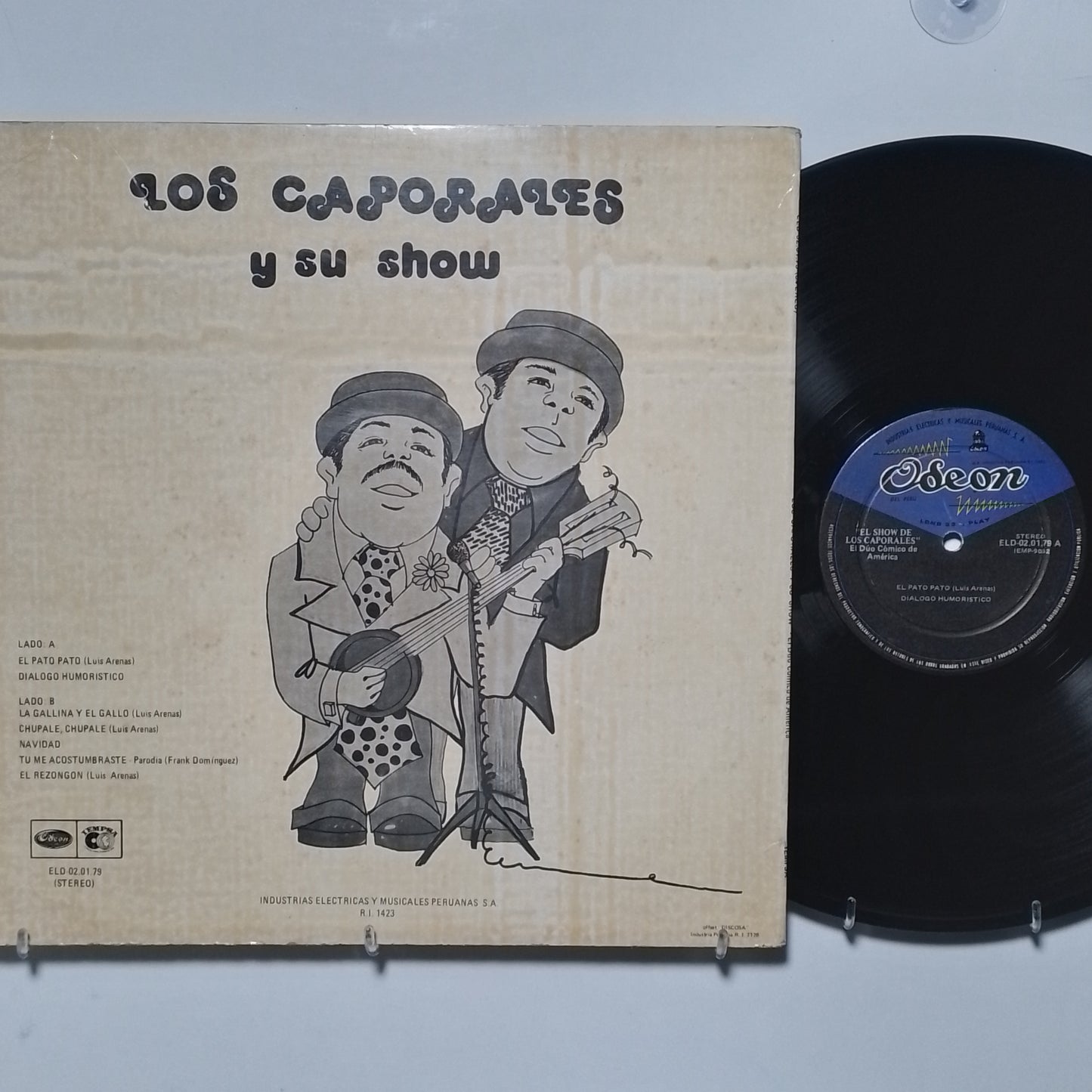 lp los caporales el show de los caporales made peru 1975 comedia