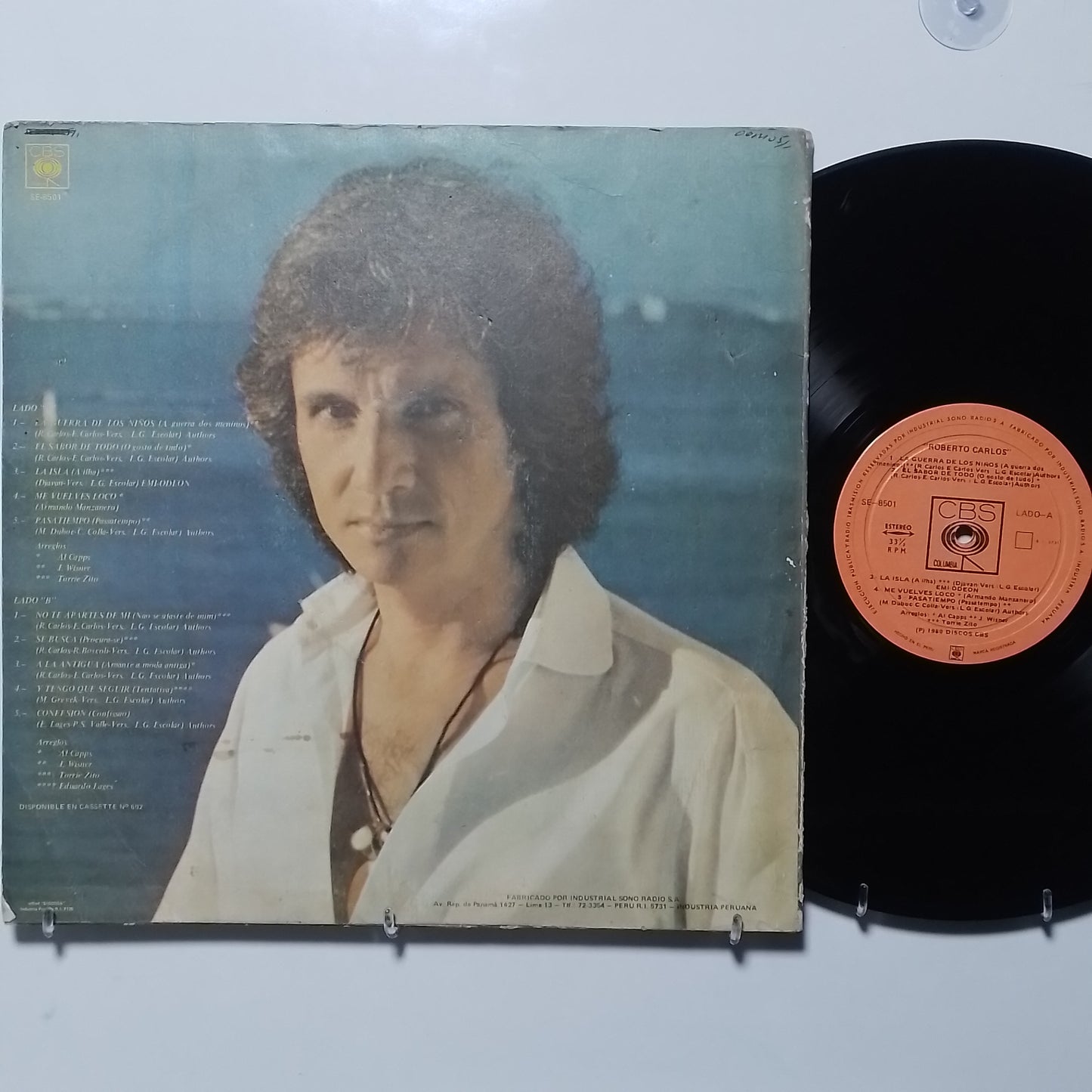 lp Roberto Carlos Roberto Carlos made peru 1980 latin balada