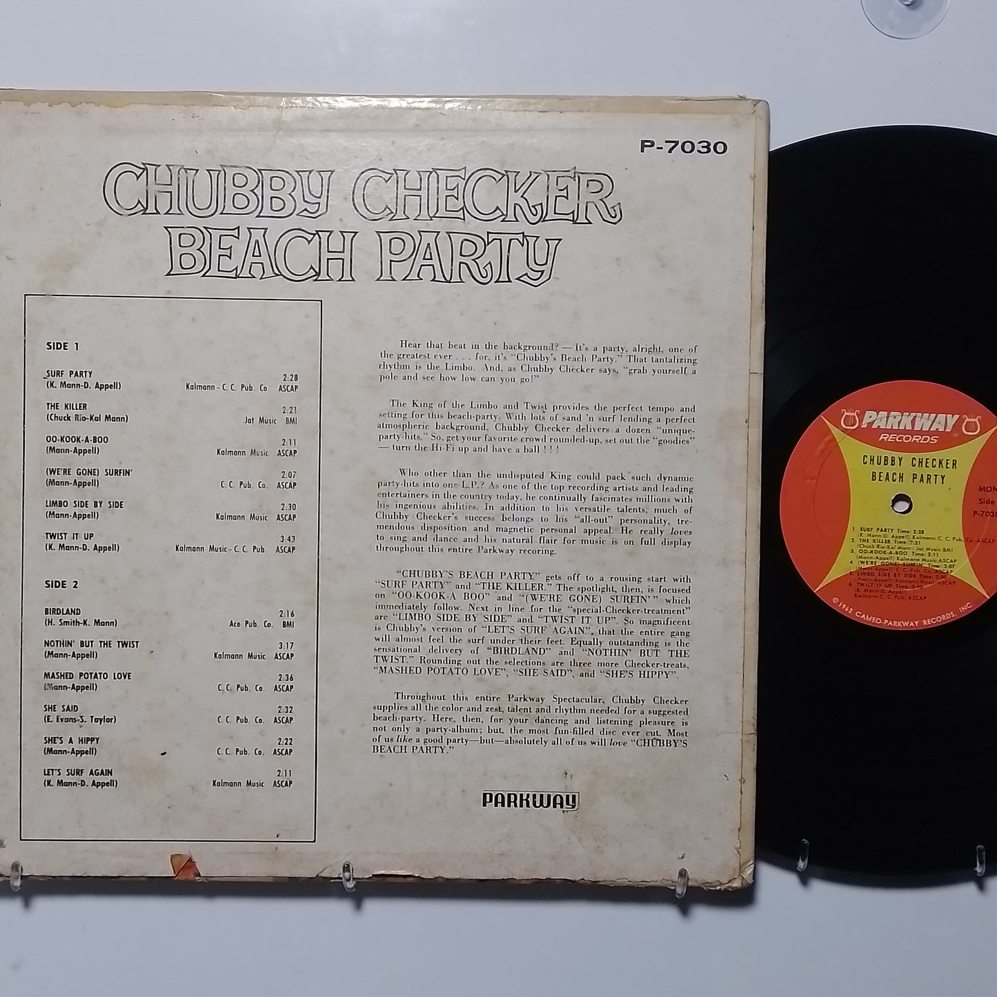 lp Chubby Checker Beach Party made usa 1962 Rock & Roll