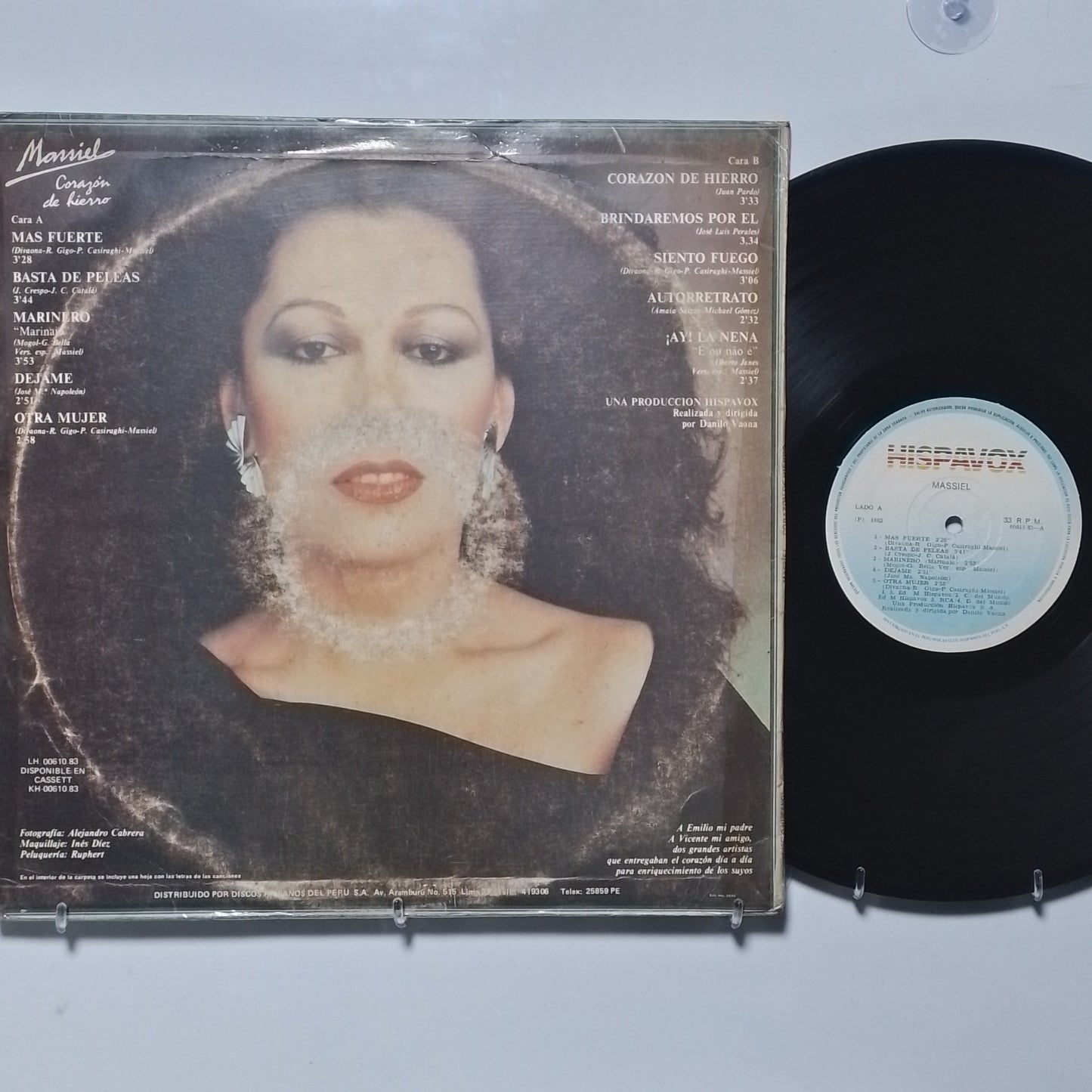 lp Massiel Corazon De Hierro made peru 1983 balada español