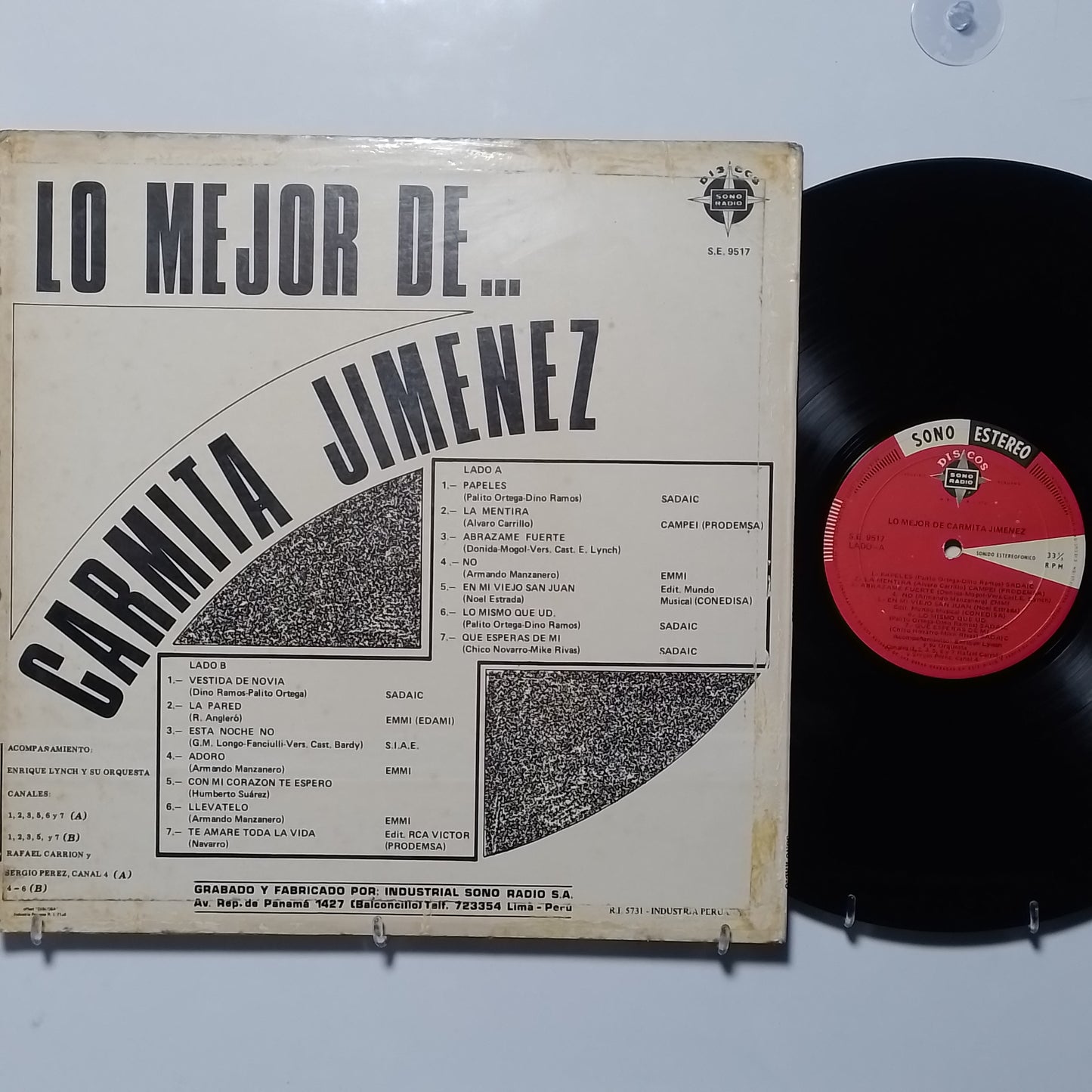 lp Carmita Jimenez lo Mejor De Carmita Jimenez made peru 1970 balada español